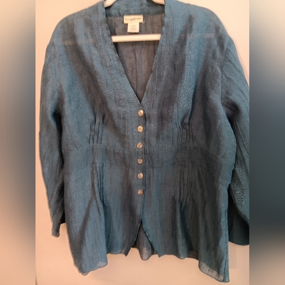Travel Smith‎ crinkled blouse XLP
